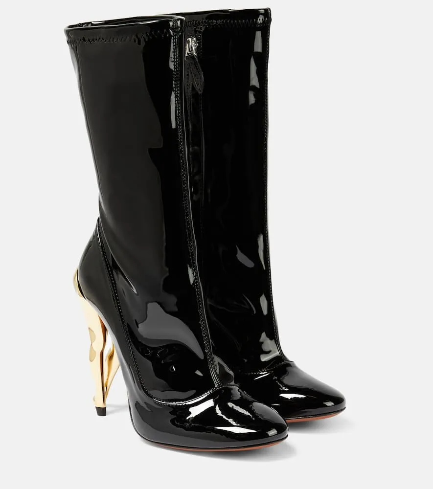 Alaia Cabaret faux leather ankle boots