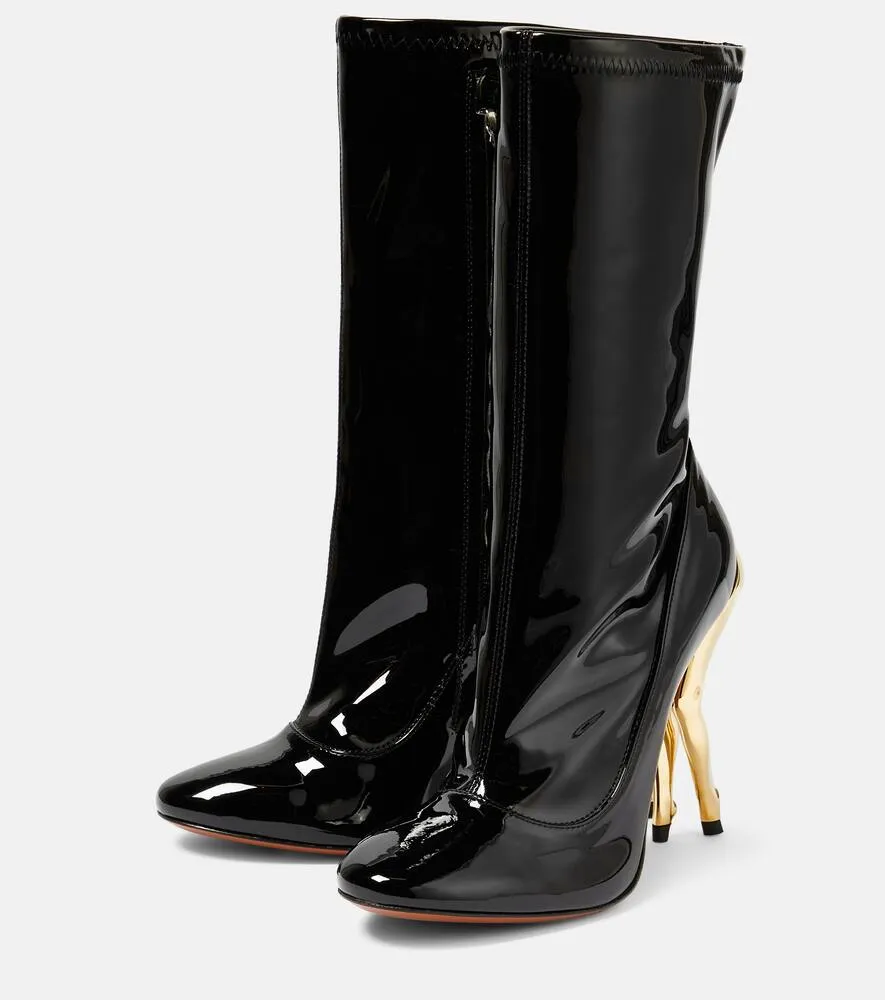 Alaia Cabaret faux leather ankle boots