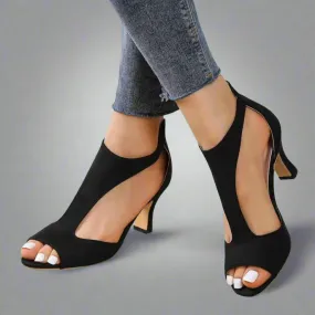 Annelie | Premium Stiletto Sandals with Zip