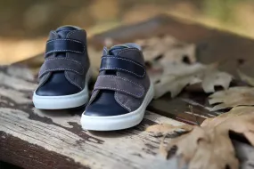 Boys' Blue Chukka Booties  Baptism/ Christening Shoes