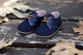Boys' Navy Blues Baptism/ Christening Shoes