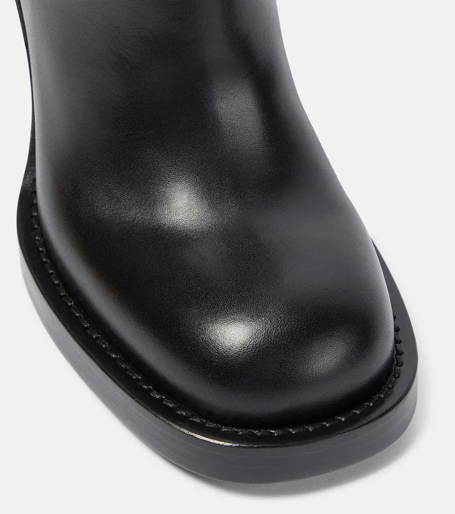 Burberry Stirrup leather ankle boots