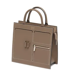 C Mini Kit Zip Satchel - Porcini
