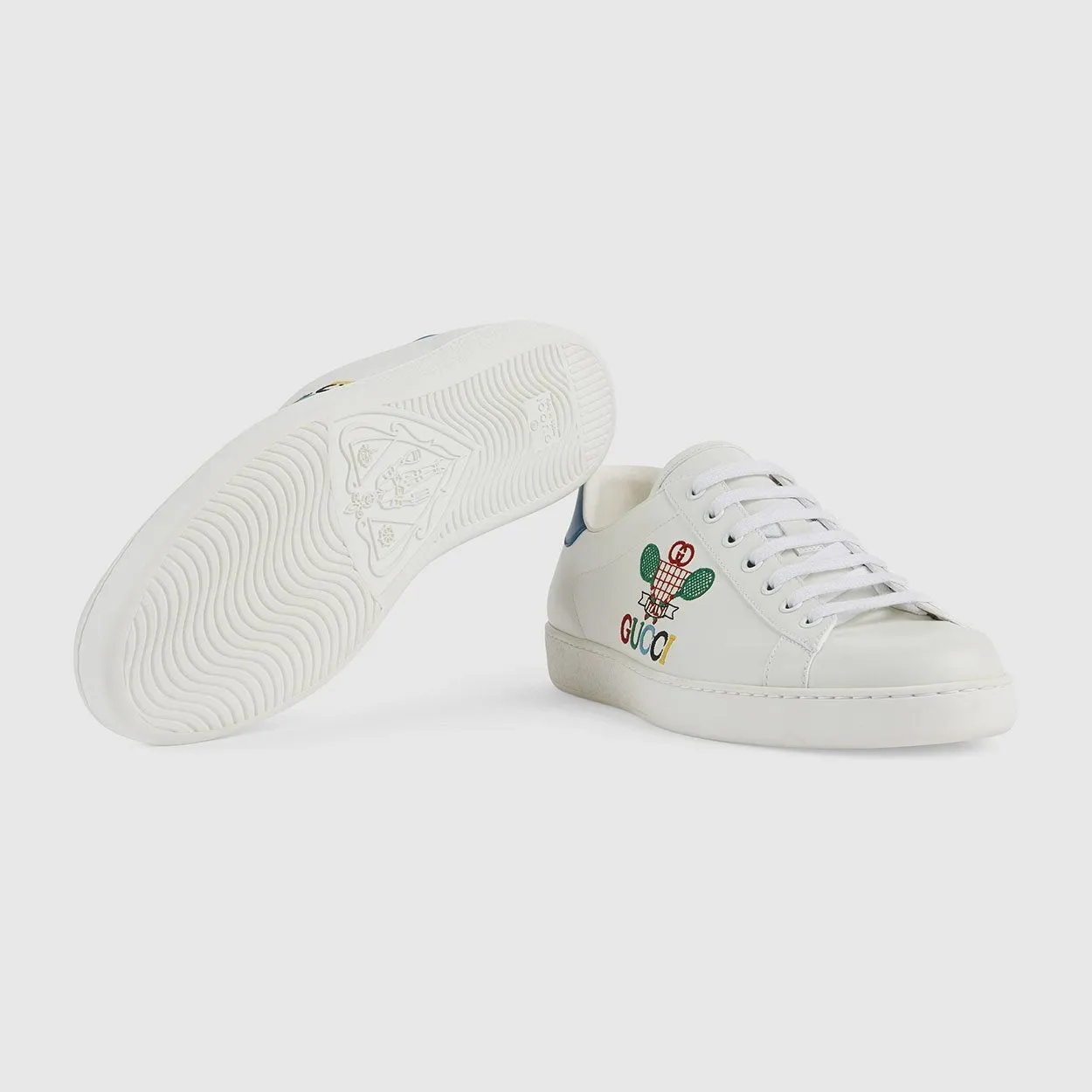 Gucci Ace Sneakers Tennis Men's Shoes White Tennis Sewed Calf-Skin Leather Casual