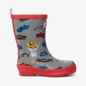 HATLEY Shiny Kids Rain Boots | Cars size 12