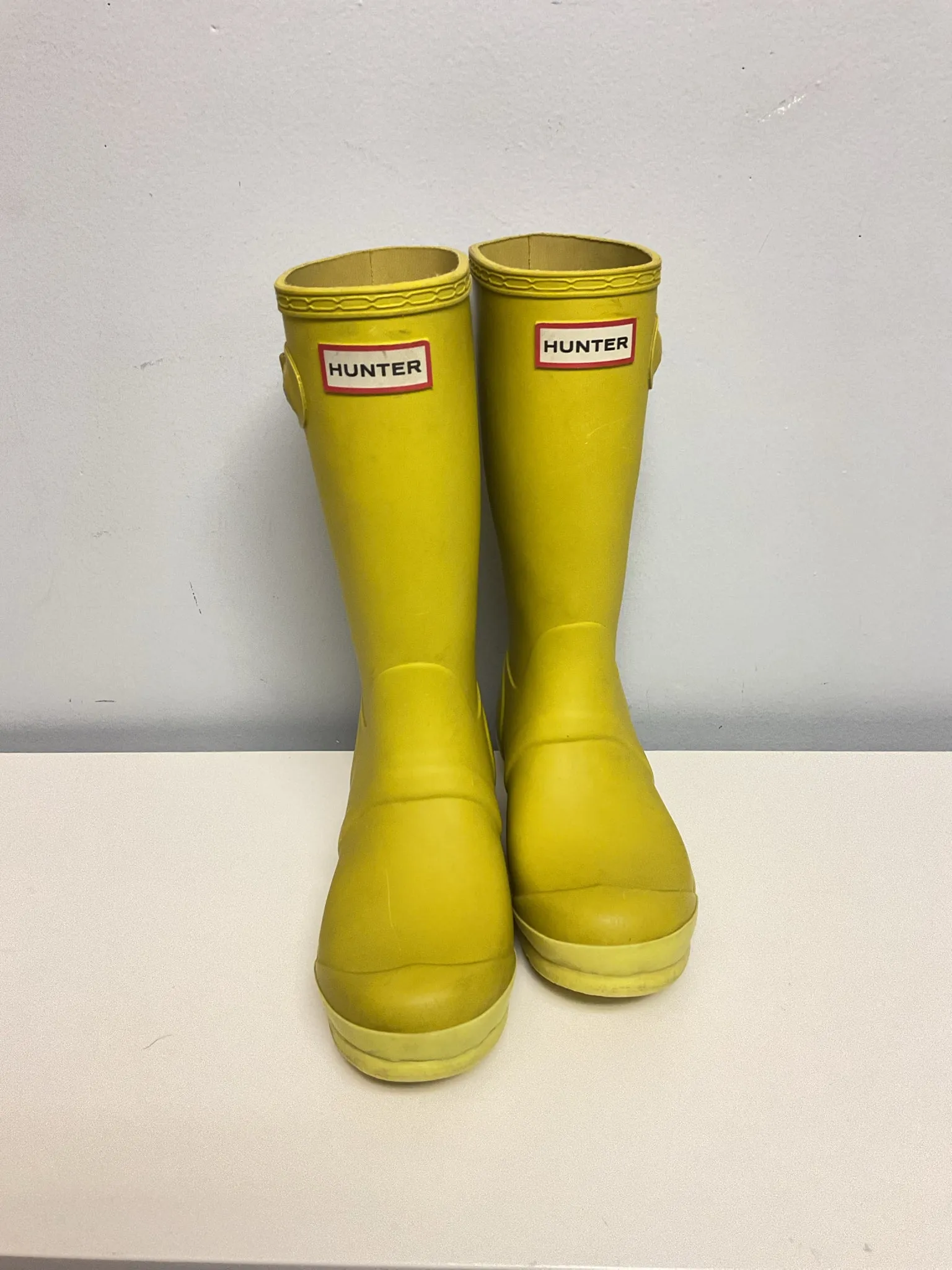 Hunter Child Shoe Size 4 Chartreuse Boots