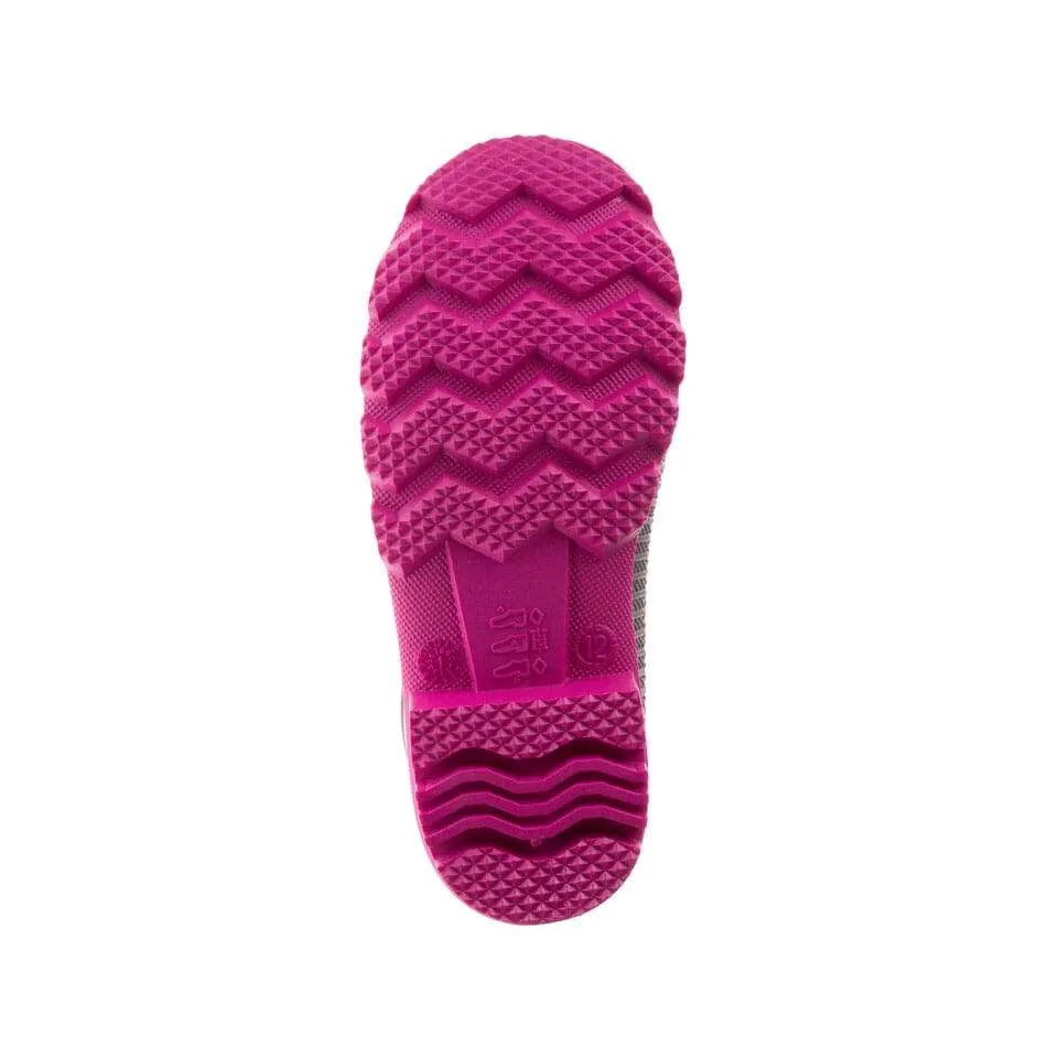 Kamik Stomp Rain Boot (Charcoal Magenta)