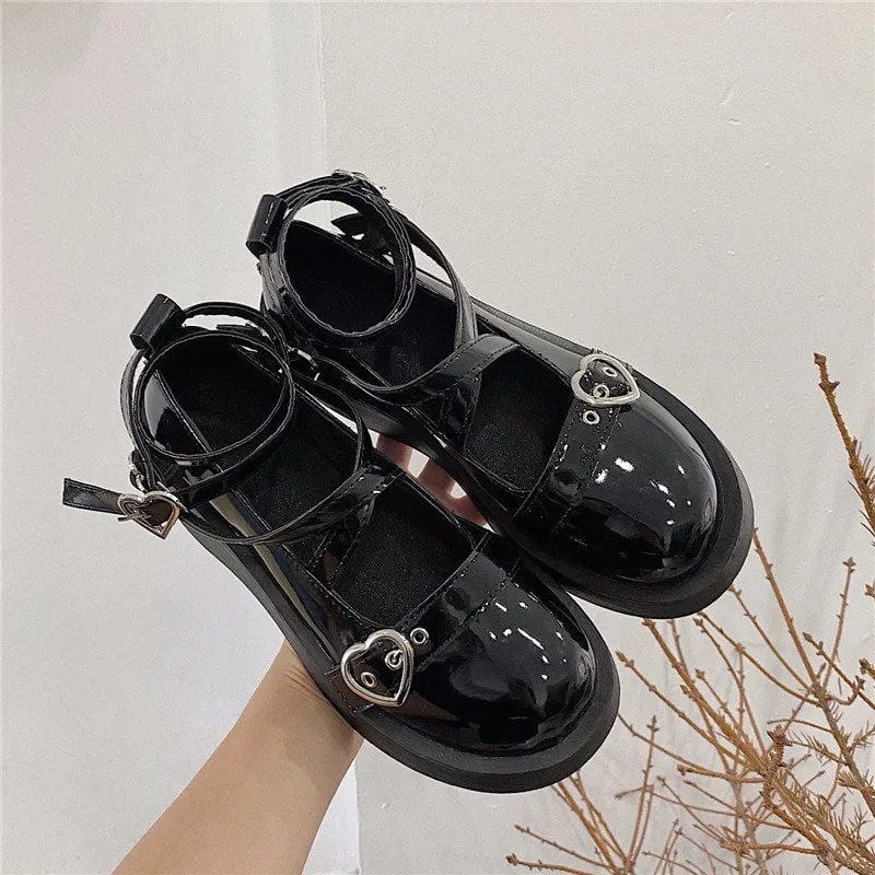 Lolita Star Buckle Strap Mary Shoes