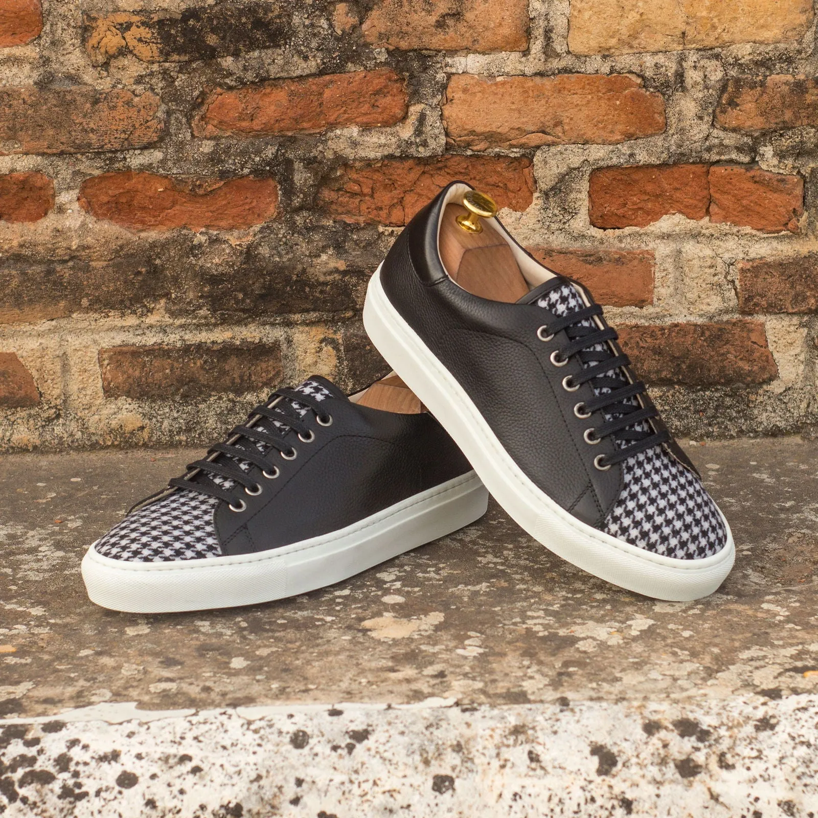 Men's Trainers Wide Plus Size Black 3780