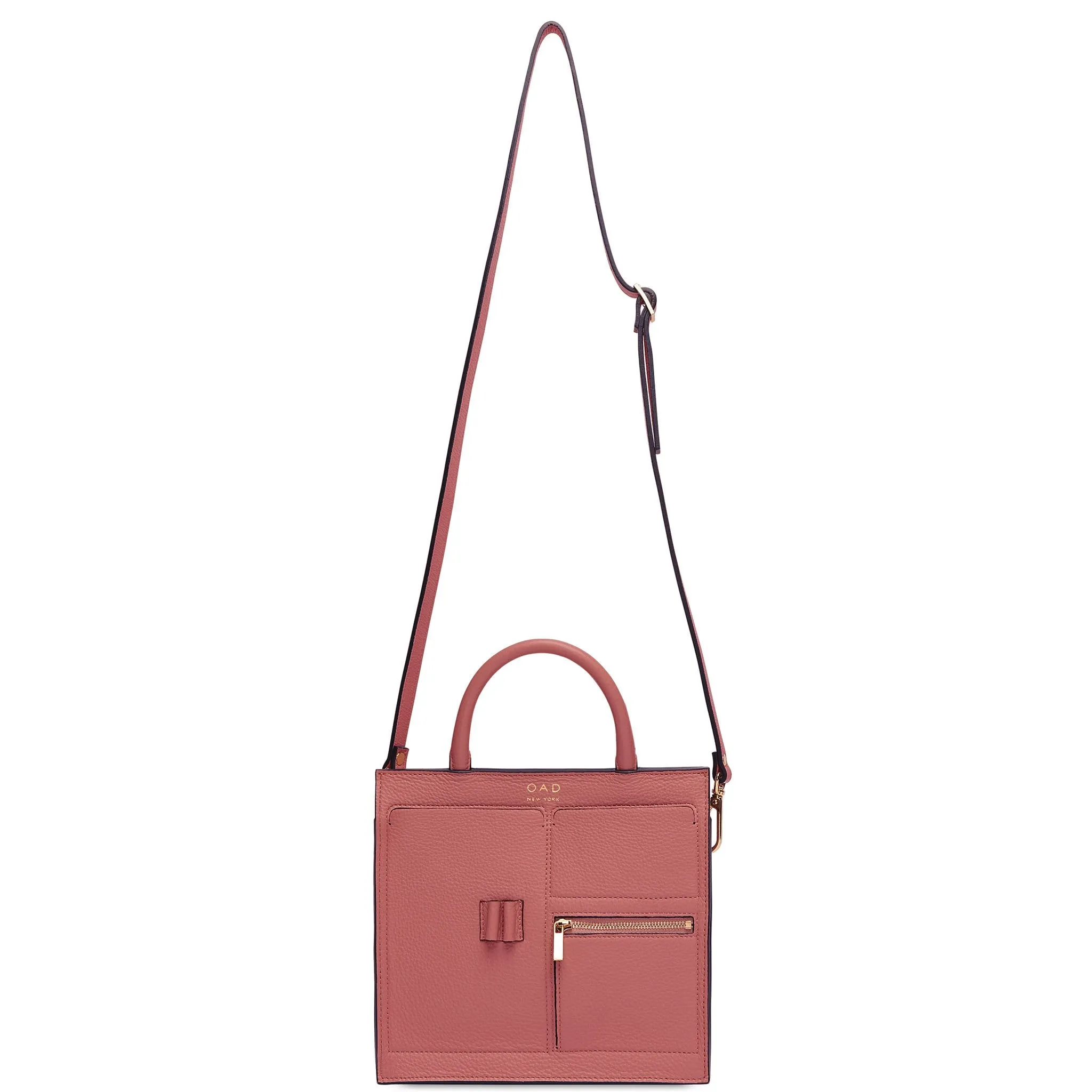 Mini Kit Zip Satchel - Rosewood