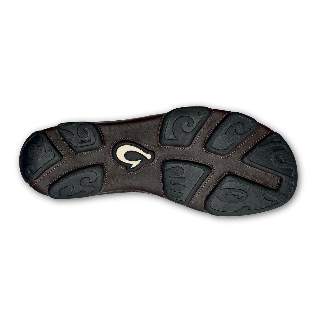 Olukai Moloa Leather Slip-On Shoes Men's