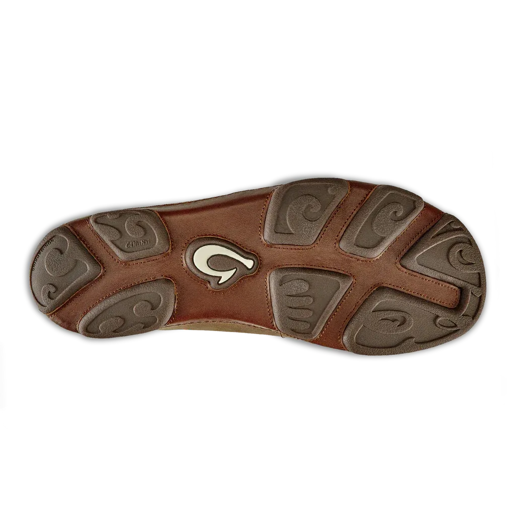 Olukai Moloa Leather Slip-On Shoes Men's