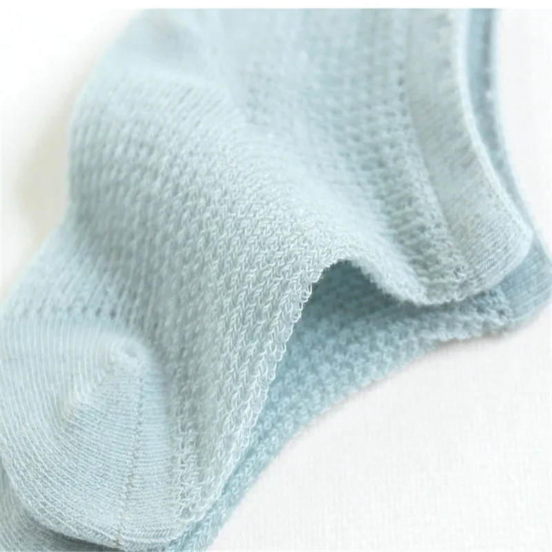 Thin Mesh Kids Socks - 4 Pairs