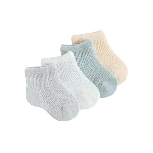 Thin Mesh Kids Socks - 4 Pairs
